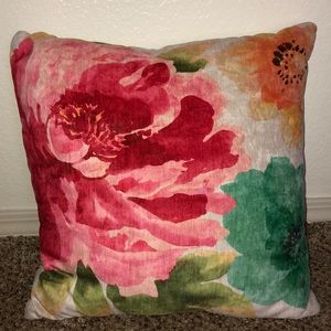 Floral Decorative Pillow